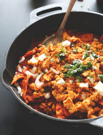 Chipotle Tofu Chilaquiles